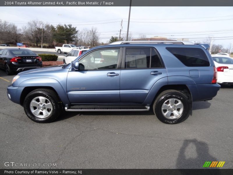 Pacific Blue Metallic / Taupe 2004 Toyota 4Runner Limited 4x4