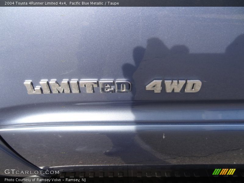 Pacific Blue Metallic / Taupe 2004 Toyota 4Runner Limited 4x4