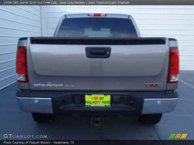Steel Gray Metallic / Dark Titanium/Light Titanium 2009 GMC Sierra 1500 SLE Crew Cab