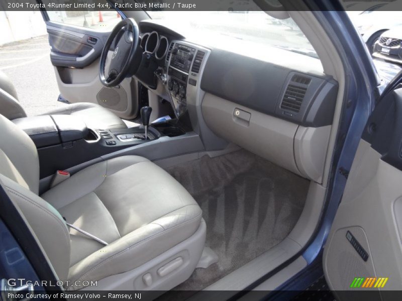 Pacific Blue Metallic / Taupe 2004 Toyota 4Runner Limited 4x4