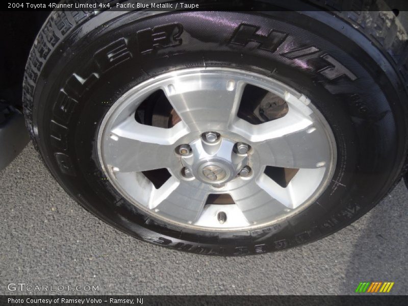 Pacific Blue Metallic / Taupe 2004 Toyota 4Runner Limited 4x4