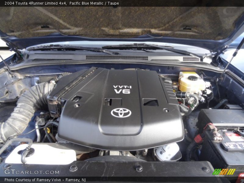 Pacific Blue Metallic / Taupe 2004 Toyota 4Runner Limited 4x4