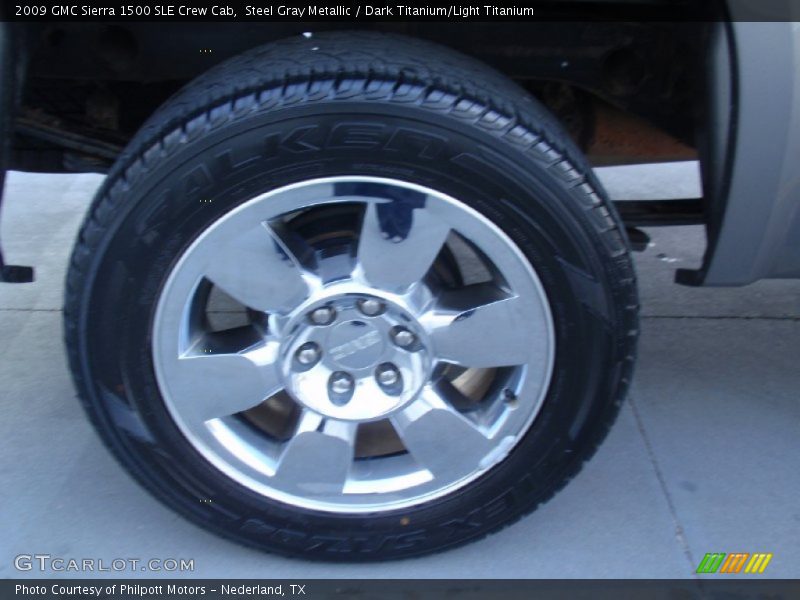 Steel Gray Metallic / Dark Titanium/Light Titanium 2009 GMC Sierra 1500 SLE Crew Cab