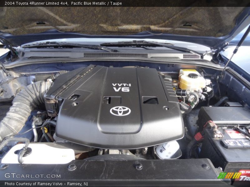 Pacific Blue Metallic / Taupe 2004 Toyota 4Runner Limited 4x4