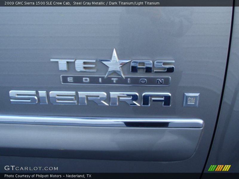 Steel Gray Metallic / Dark Titanium/Light Titanium 2009 GMC Sierra 1500 SLE Crew Cab