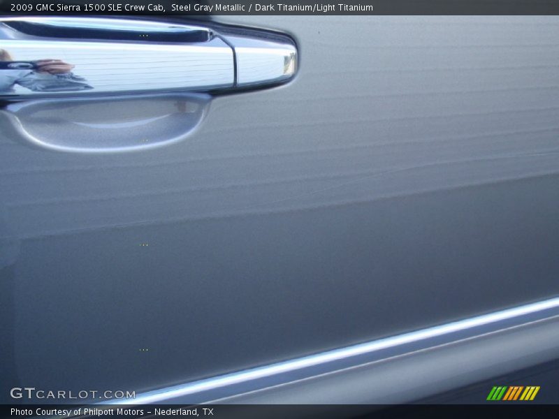 Steel Gray Metallic / Dark Titanium/Light Titanium 2009 GMC Sierra 1500 SLE Crew Cab