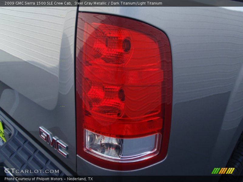 Steel Gray Metallic / Dark Titanium/Light Titanium 2009 GMC Sierra 1500 SLE Crew Cab
