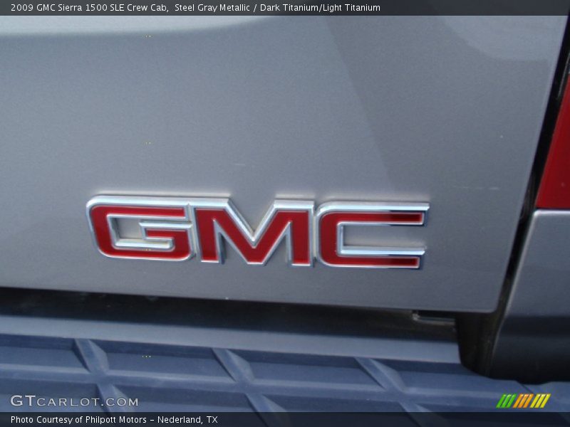Steel Gray Metallic / Dark Titanium/Light Titanium 2009 GMC Sierra 1500 SLE Crew Cab