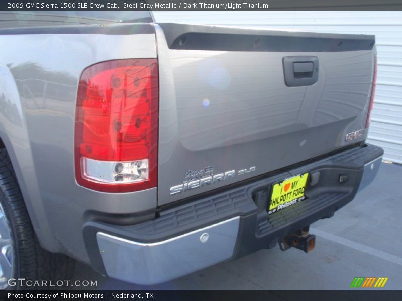 Steel Gray Metallic / Dark Titanium/Light Titanium 2009 GMC Sierra 1500 SLE Crew Cab