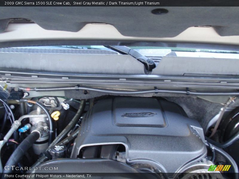 Steel Gray Metallic / Dark Titanium/Light Titanium 2009 GMC Sierra 1500 SLE Crew Cab