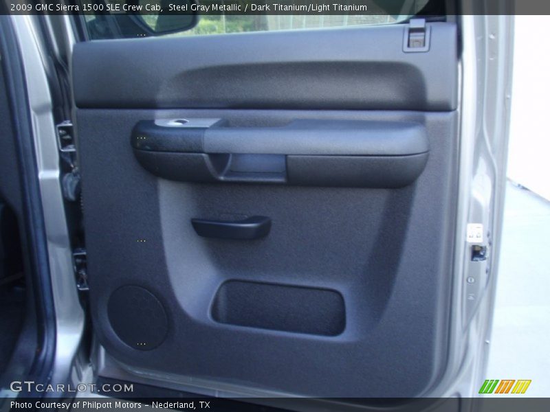 Steel Gray Metallic / Dark Titanium/Light Titanium 2009 GMC Sierra 1500 SLE Crew Cab