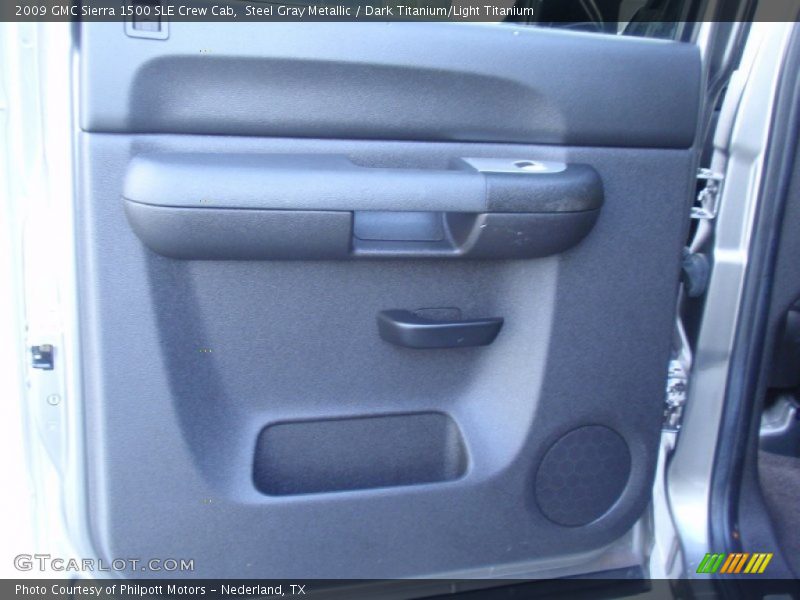 Steel Gray Metallic / Dark Titanium/Light Titanium 2009 GMC Sierra 1500 SLE Crew Cab