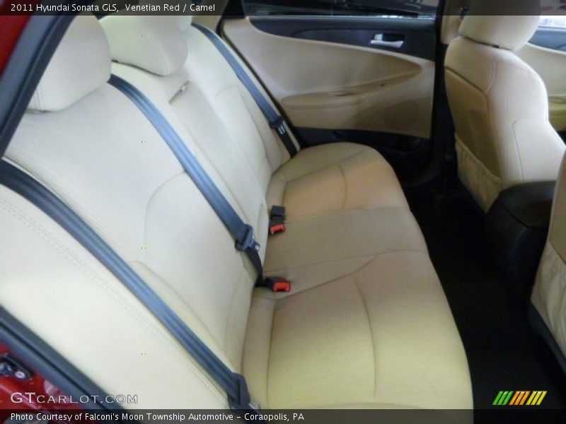 Venetian Red / Camel 2011 Hyundai Sonata GLS