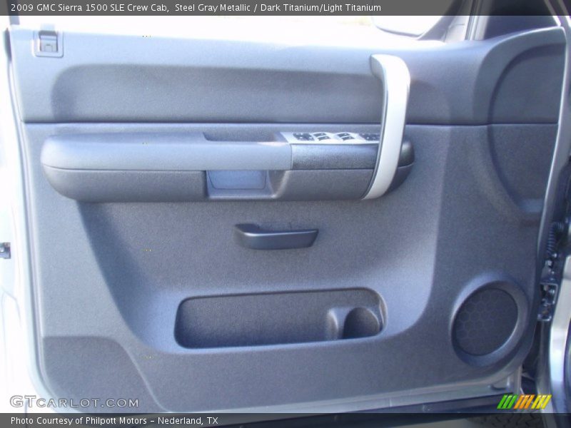 Steel Gray Metallic / Dark Titanium/Light Titanium 2009 GMC Sierra 1500 SLE Crew Cab