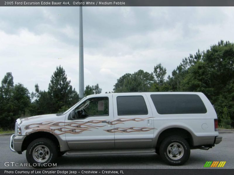 Oxford White / Medium Pebble 2005 Ford Excursion Eddie Bauer 4x4