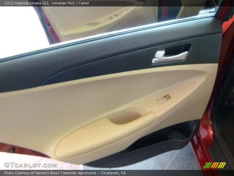 Venetian Red / Camel 2011 Hyundai Sonata GLS