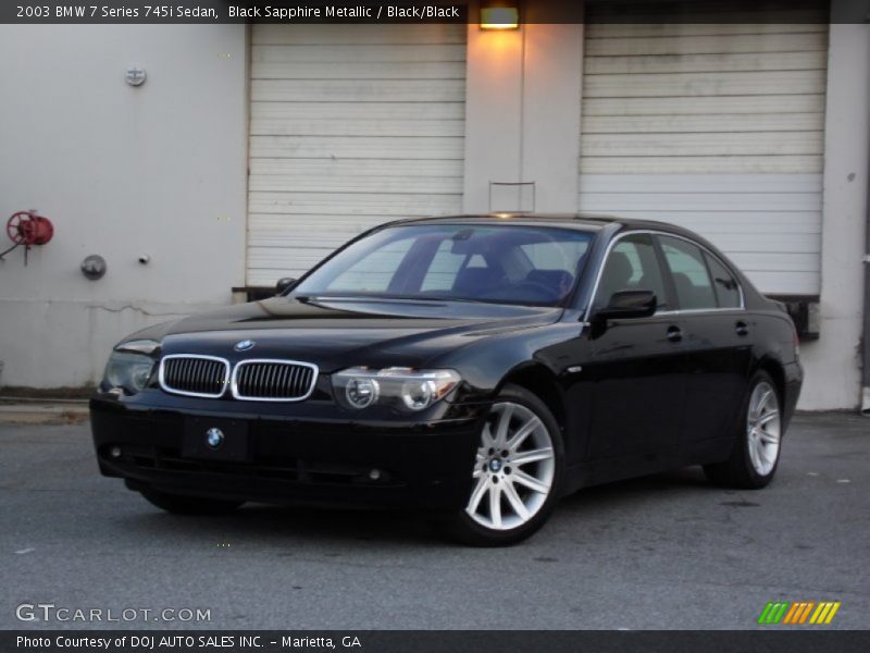 Front 3/4 View of 2003 7 Series 745i Sedan
