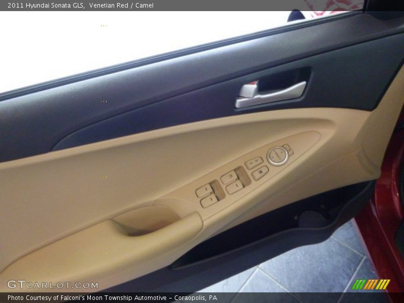 Venetian Red / Camel 2011 Hyundai Sonata GLS
