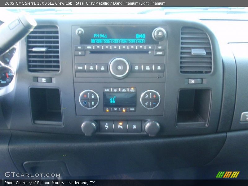 Steel Gray Metallic / Dark Titanium/Light Titanium 2009 GMC Sierra 1500 SLE Crew Cab
