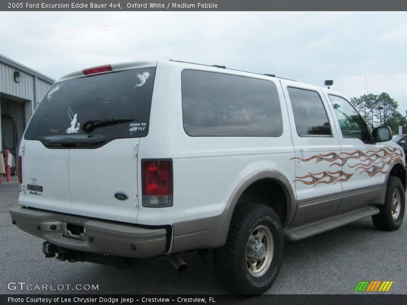 Oxford White / Medium Pebble 2005 Ford Excursion Eddie Bauer 4x4