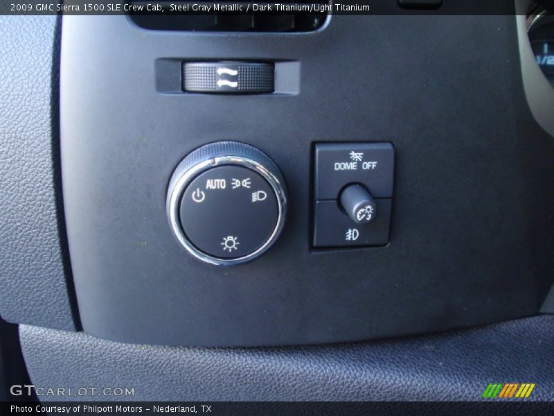 Steel Gray Metallic / Dark Titanium/Light Titanium 2009 GMC Sierra 1500 SLE Crew Cab