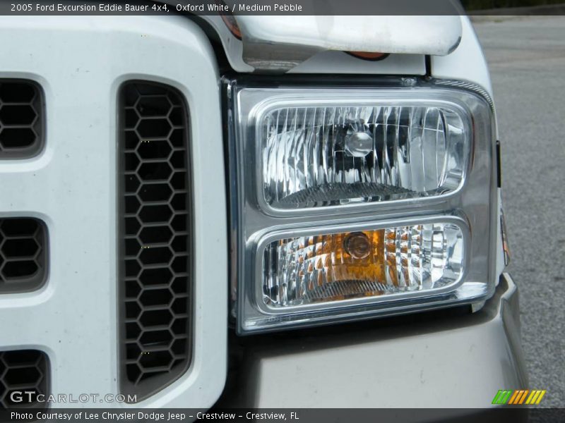 Oxford White / Medium Pebble 2005 Ford Excursion Eddie Bauer 4x4