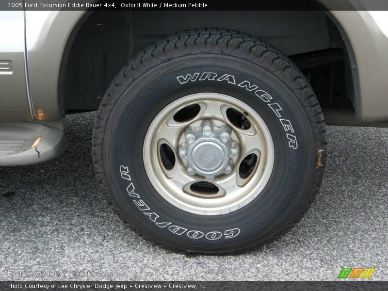 Oxford White / Medium Pebble 2005 Ford Excursion Eddie Bauer 4x4