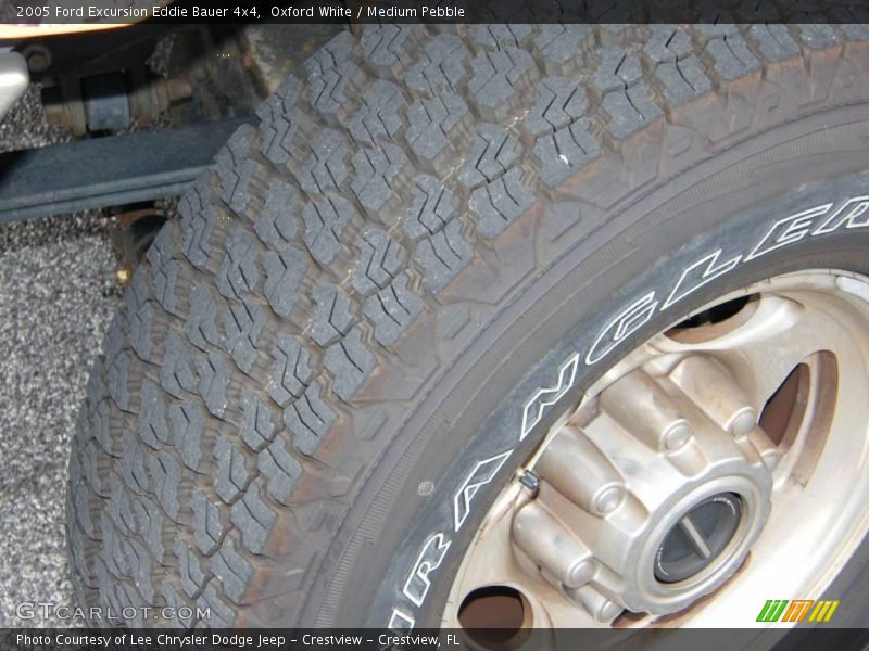 Oxford White / Medium Pebble 2005 Ford Excursion Eddie Bauer 4x4
