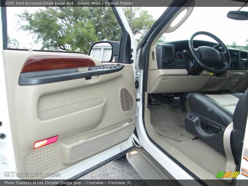 Oxford White / Medium Pebble 2005 Ford Excursion Eddie Bauer 4x4
