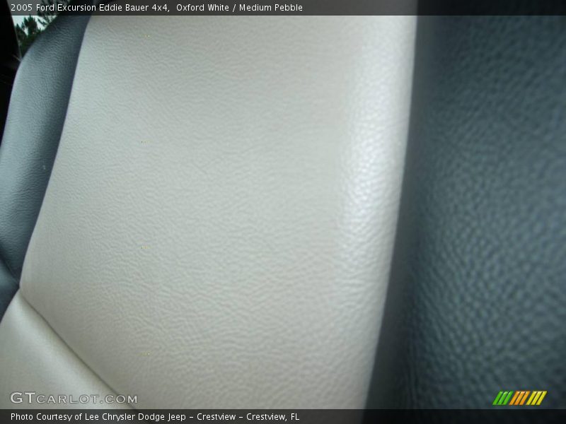 Oxford White / Medium Pebble 2005 Ford Excursion Eddie Bauer 4x4