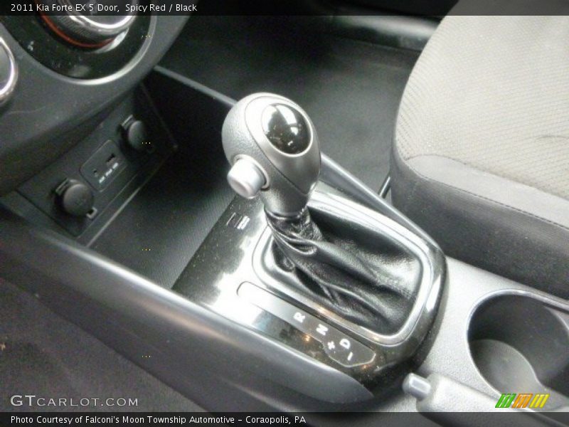 Spicy Red / Black 2011 Kia Forte EX 5 Door