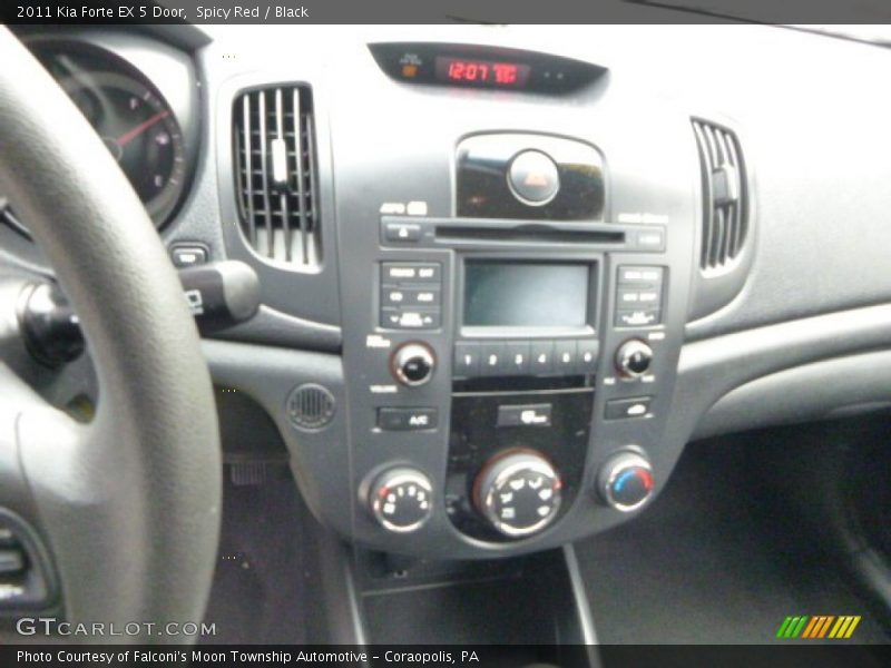 Spicy Red / Black 2011 Kia Forte EX 5 Door
