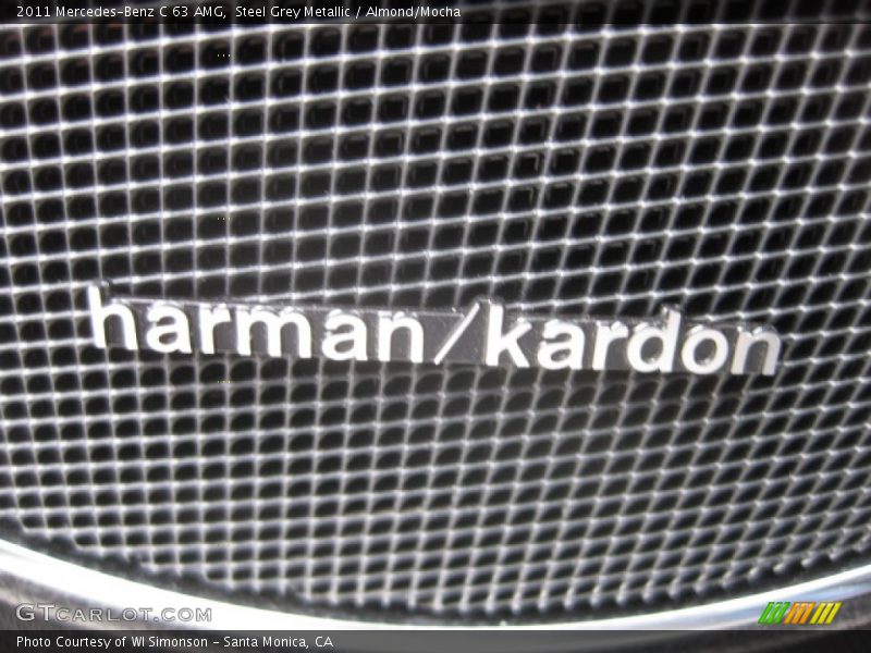 Steel Grey Metallic / Almond/Mocha 2011 Mercedes-Benz C 63 AMG
