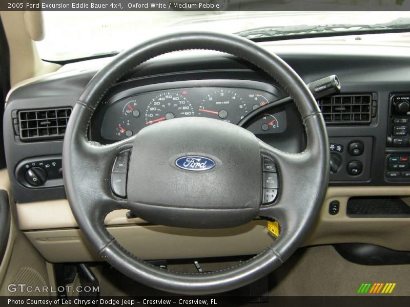 Oxford White / Medium Pebble 2005 Ford Excursion Eddie Bauer 4x4