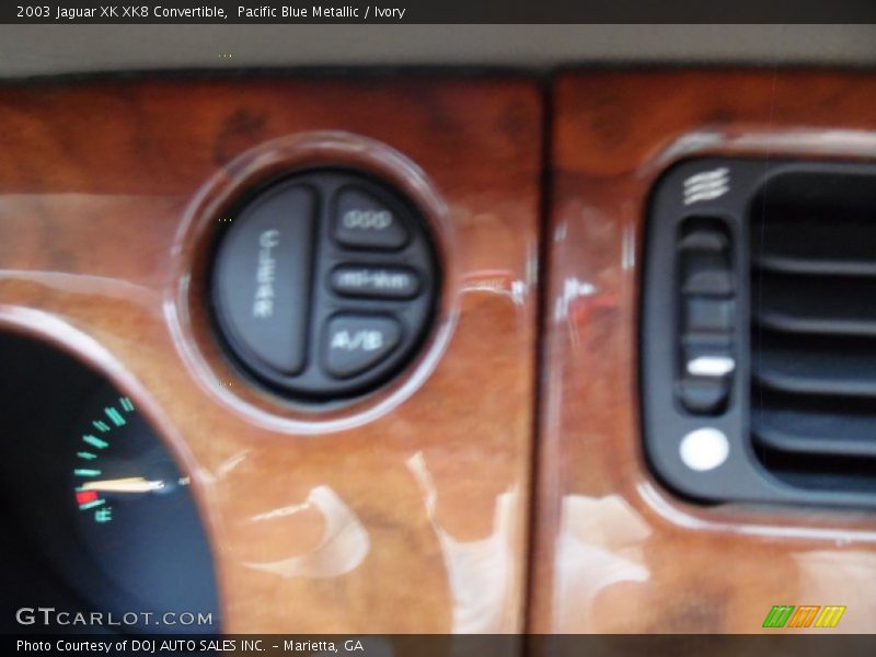 Pacific Blue Metallic / Ivory 2003 Jaguar XK XK8 Convertible
