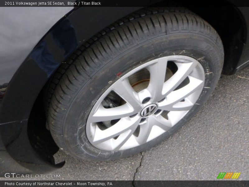 Black / Titan Black 2011 Volkswagen Jetta SE Sedan