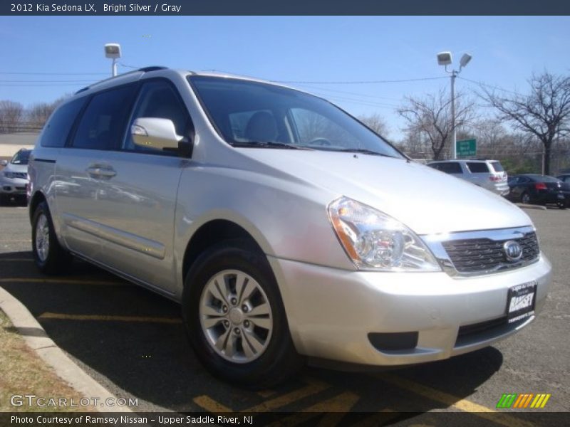 Bright Silver / Gray 2012 Kia Sedona LX