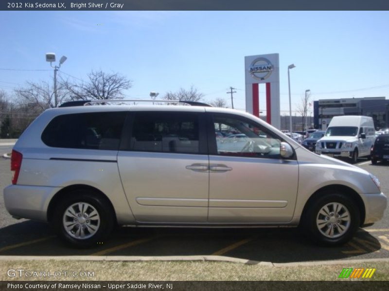 Bright Silver / Gray 2012 Kia Sedona LX