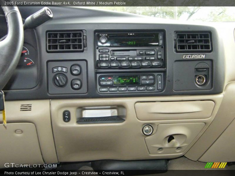 Oxford White / Medium Pebble 2005 Ford Excursion Eddie Bauer 4x4