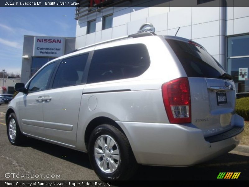 Bright Silver / Gray 2012 Kia Sedona LX