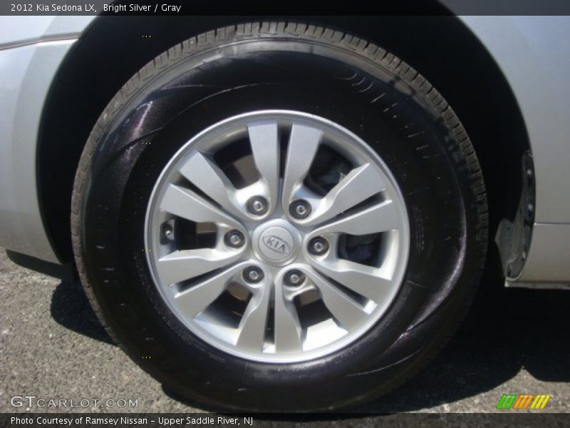 Bright Silver / Gray 2012 Kia Sedona LX