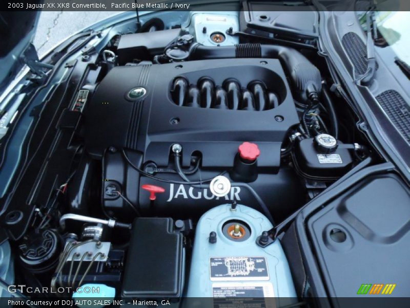  2003 XK XK8 Convertible Engine - 4.2 Liter DOHC 32-Valve V8