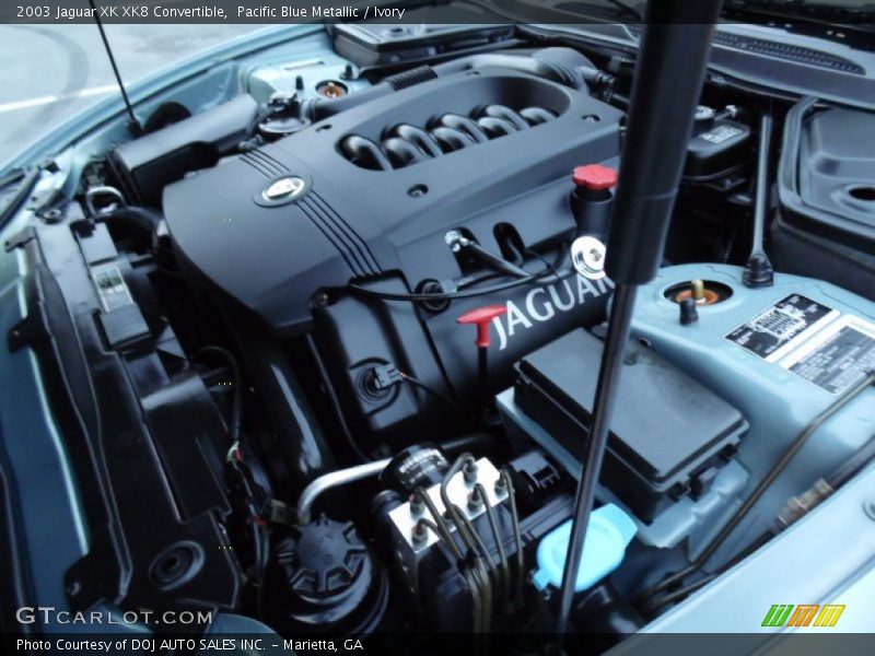  2003 XK XK8 Convertible Engine - 4.2 Liter DOHC 32-Valve V8