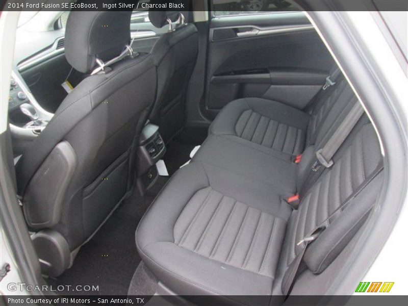 Ingot Silver / Charcoal Black 2014 Ford Fusion SE EcoBoost
