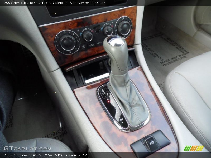 Alabaster White / Stone 2005 Mercedes-Benz CLK 320 Cabriolet