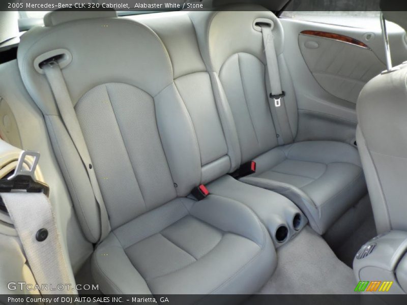 Alabaster White / Stone 2005 Mercedes-Benz CLK 320 Cabriolet