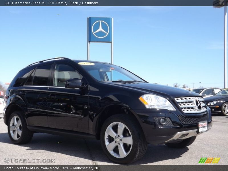 Black / Cashmere 2011 Mercedes-Benz ML 350 4Matic