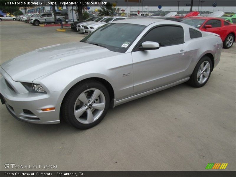 Ingot Silver / Charcoal Black 2014 Ford Mustang GT Coupe