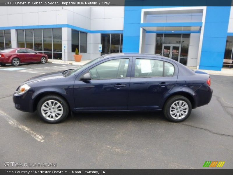 Imperial Blue Metallic / Gray 2010 Chevrolet Cobalt LS Sedan
