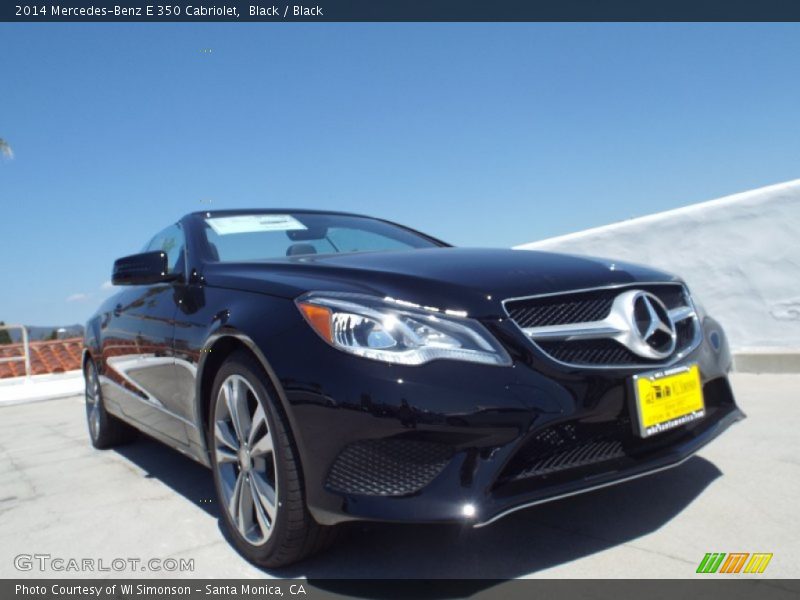 Black / Black 2014 Mercedes-Benz E 350 Cabriolet